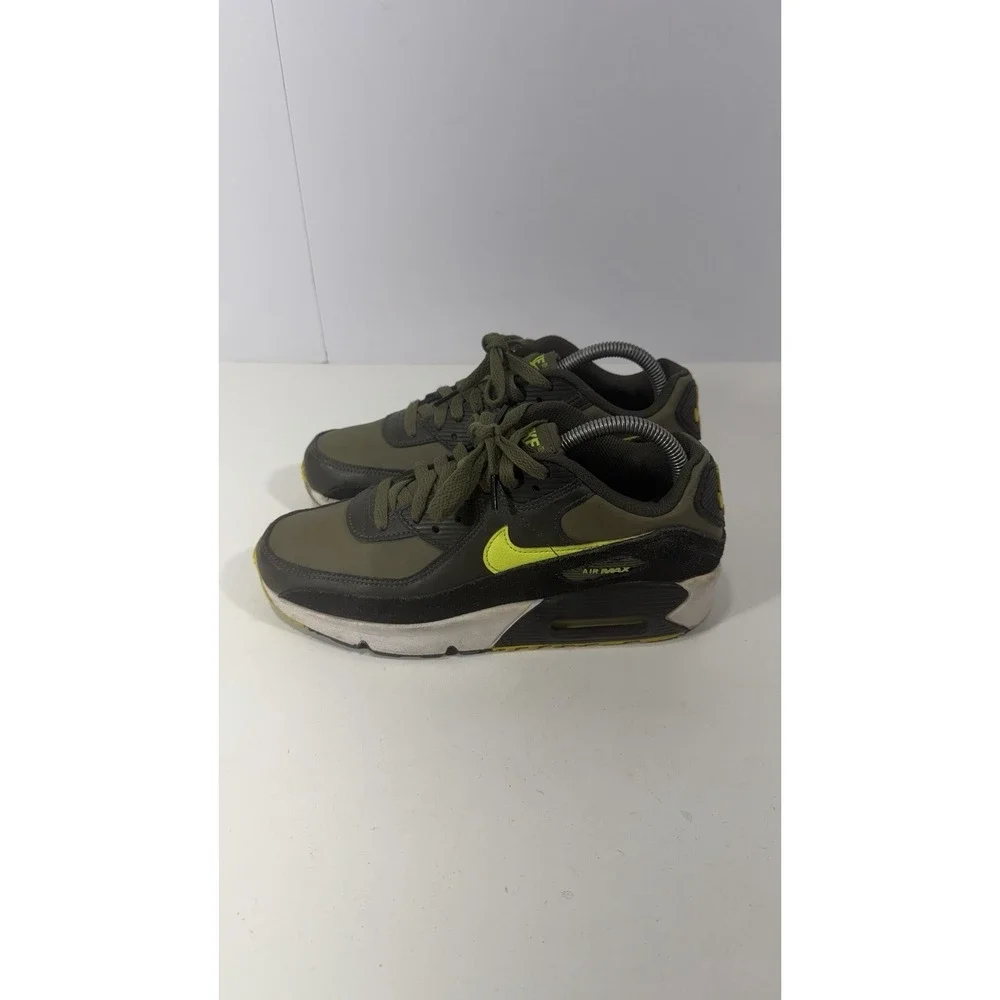 Nike Air Max Boys' Sneakers Sz 6Y Green Black Yellow DV3607-200 US